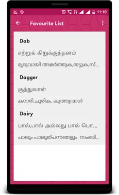 English To Tamil,Malayalam android App screenshot 0